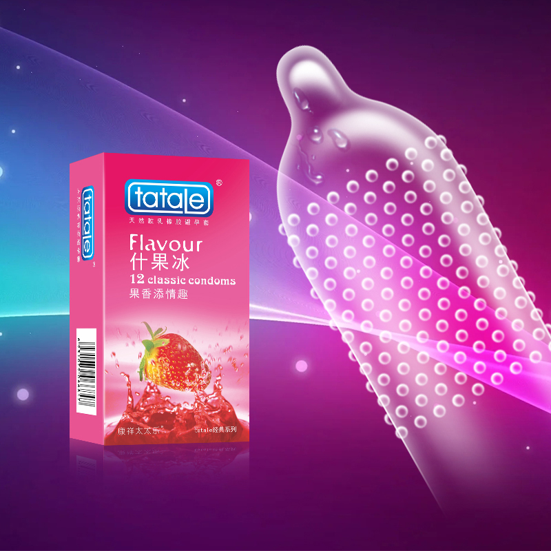 tatale避孕套經典系列什果裝12只